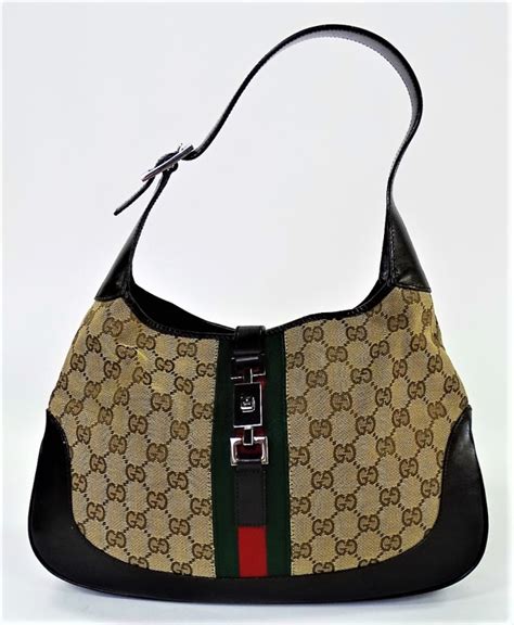 canvas gucci hobo bag|vintage gucci jackie hobo bag.